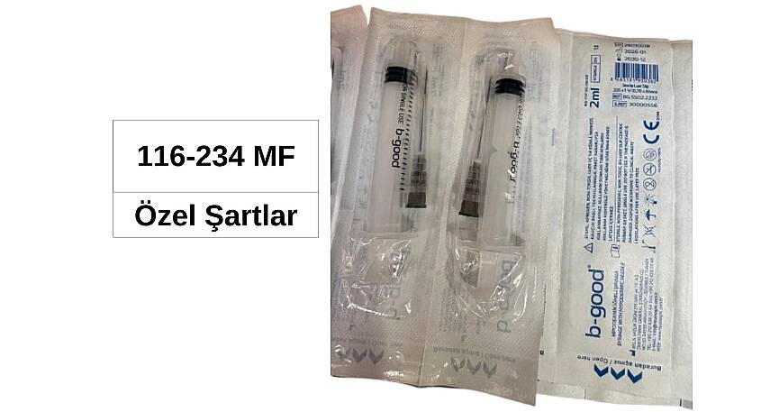 B-Good 22G Enjektör 0,7x32 mm Siyah 2 ml - 1