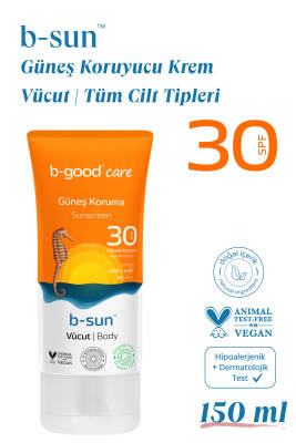 B-Good Care Güneş Kremi Yetişkin SPF30+ 150 ml - B-good
