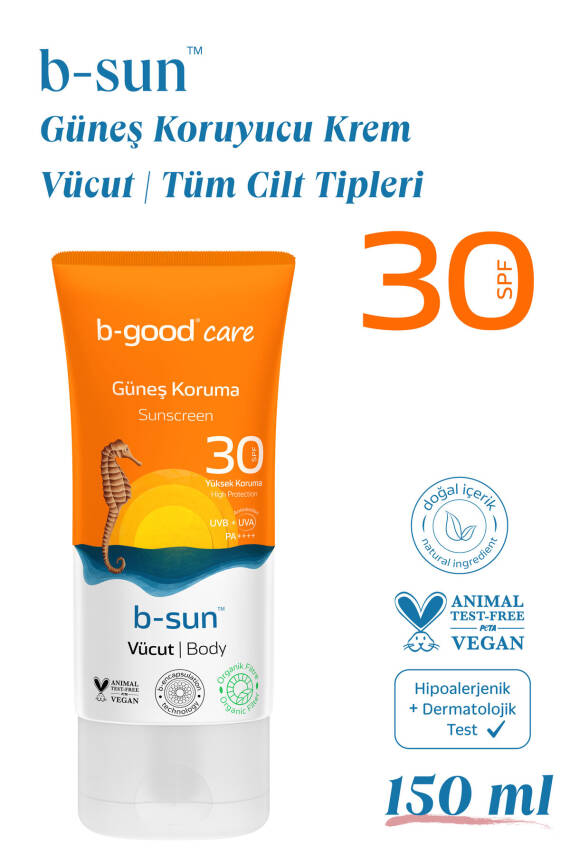 B-Good Care Güneş Kremi Yetişkin SPF30+ 150 ml - 1