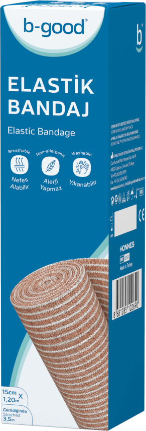 B-Good Elastik Bandaj 15 cm x 3,5 m - 1