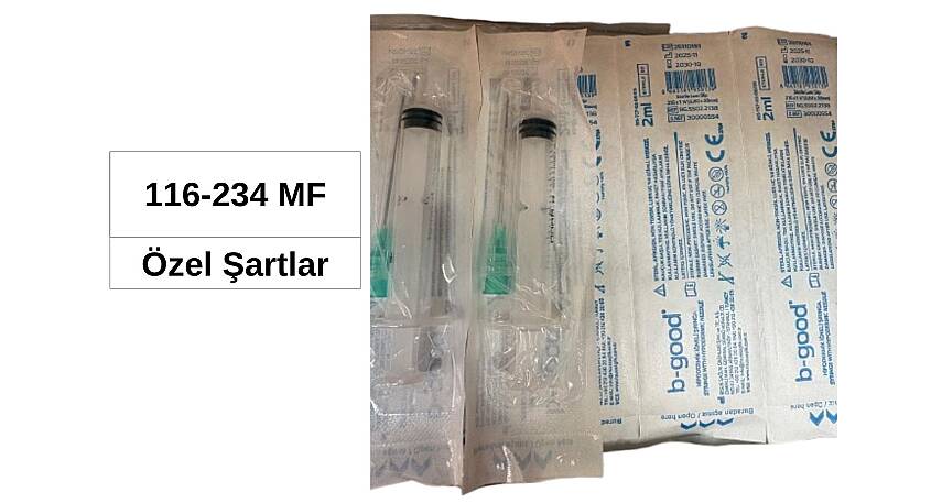 B-Good Enjektör 2 ml 3P Yeşil - Tek - 1