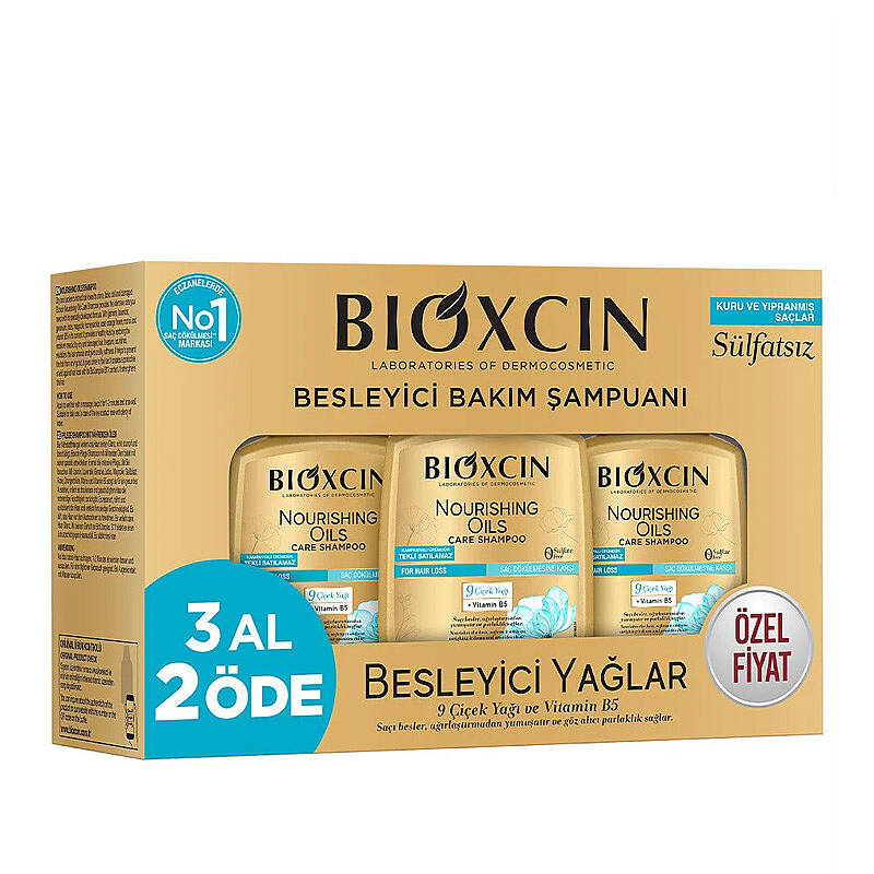 Bioxcin Besleyici Yağlar Şampuan 300 ml - 3 Al 2 Öde - 1