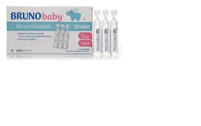 Bruno Baby Serum Fizyolojik 5 ml x 20 Flakon - Bruno Baby