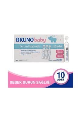 Bruno Baby Serum Fizyolojik 5 ml x 10 Flakon - Bruno Baby