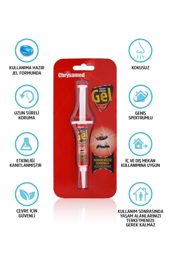 Chrysamed Hamam Böceği Jeli 5 gr - 4