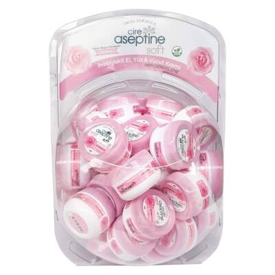 Cire Aseptine Soft Prebiyotik Gül El Yüz ve Vücut Kremi 30 ml - Fanus 50'li - CIRE ASEPTINE
