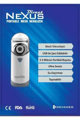 Direct Nexus Portable Mesh Şarj Edilebilir Nebulizatör - 4