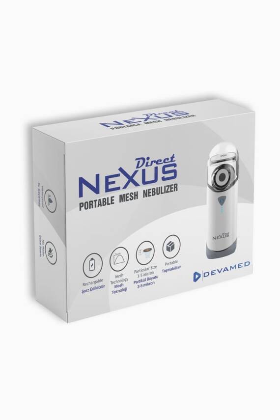 Direct Nexus Portable Mesh Şarj Edilebilir Nebulizatör - 1