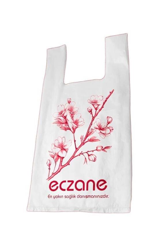 Eczane Poşeti Bozok Atlet No: 5 30x18+60 cm 100 Adet 900 gr - 1