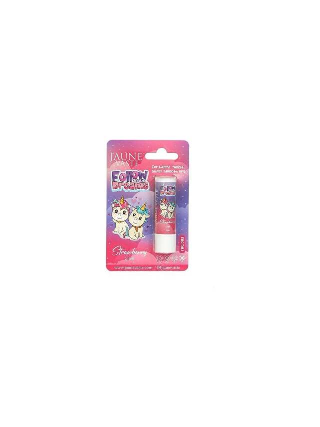 Jaune Vaste Lip Balm Kids Unicorn Dudak Kremi Çilekli 5 gr - 1