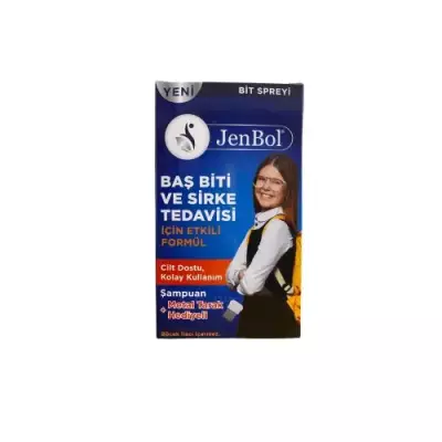 Jenbol Bit Spreyi 100 ml + Şampuan 150 ml - Çelik Tarak Hediyeli - Jenbol