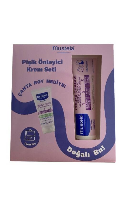 Mustela Set - Vitamin Barrier 1-2-3 Pişik Önleyici Krem 100 gr + 20 gr Hediyeli - 1