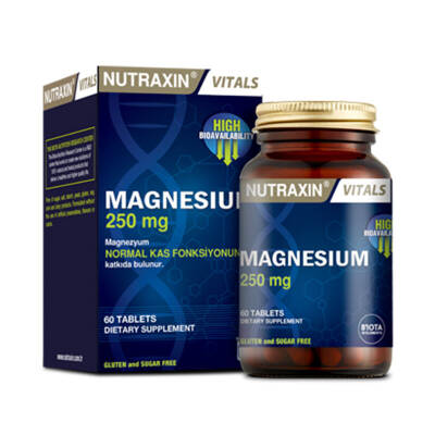 Nutraxin Magnesium 250 mg 60 Tablet - Nutraxin
