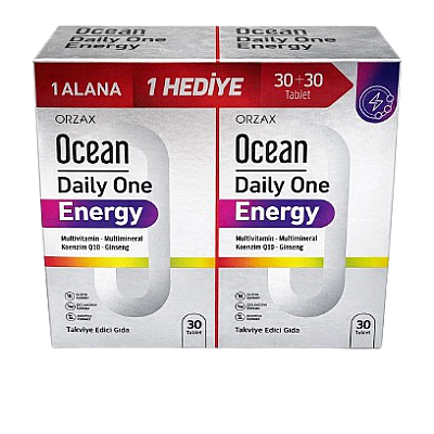 Ocean Daily One Energy 30 Tablet - 1 Alana 1 Bedava - Ocean