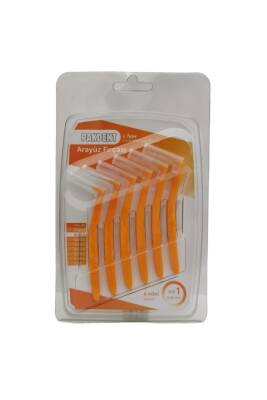 Pakdent Arayüz Fırçası L Tipi 0,45 mm 6'lı - Turuncu - Pakdent