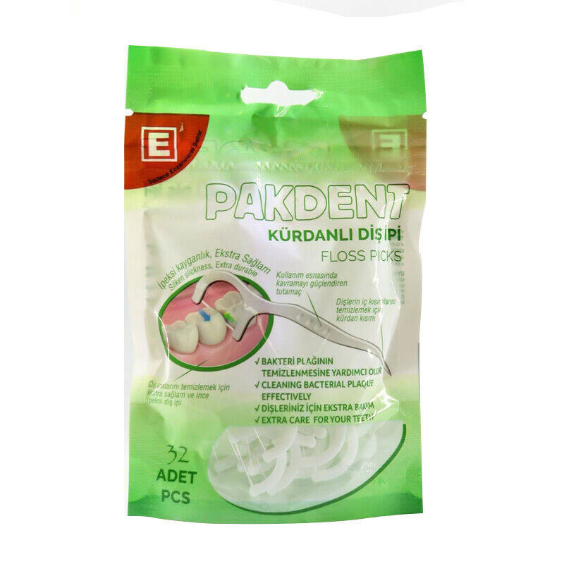 Pakdent Kürdanlı Diş İpi 32'li - 1