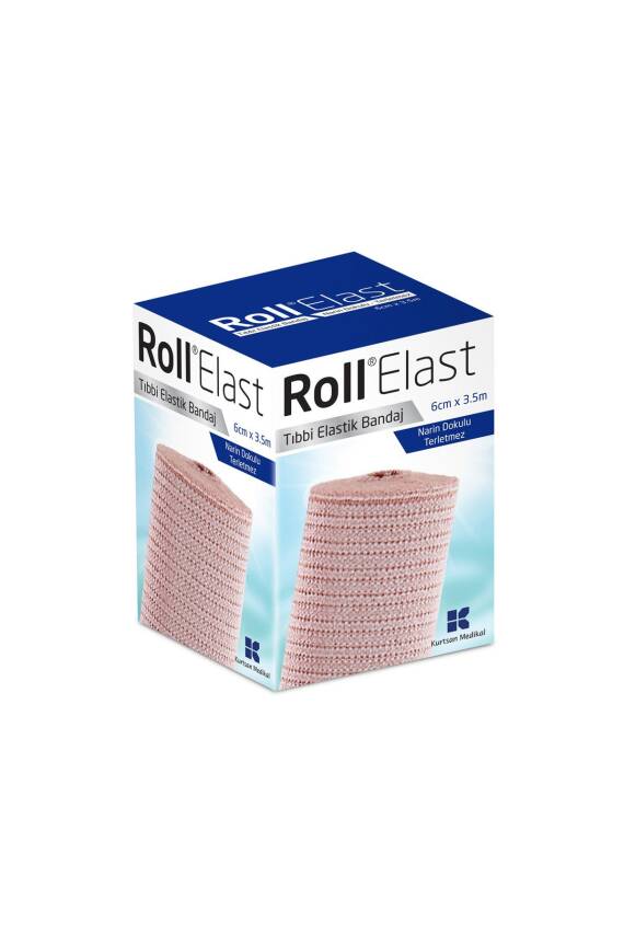 Roll Elast Bandaj Ten Rengi 6cm x 3,5m - 1