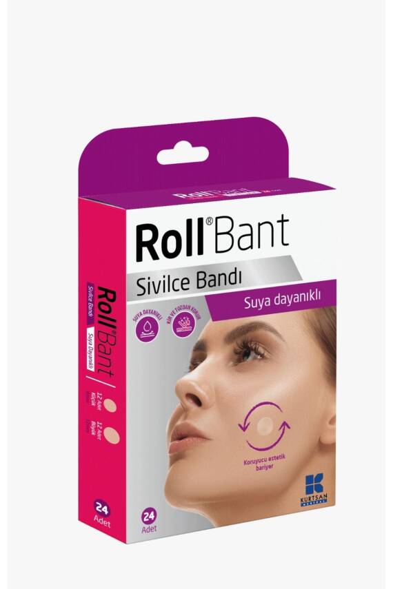Roll Suya Dayanıklı Sivilce Bandı 24’lü - 1 Kutu - 1