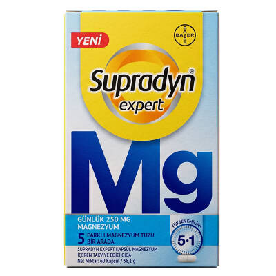 Supradyn Expert Magnezyum 60 Kapsül - Supradyn
