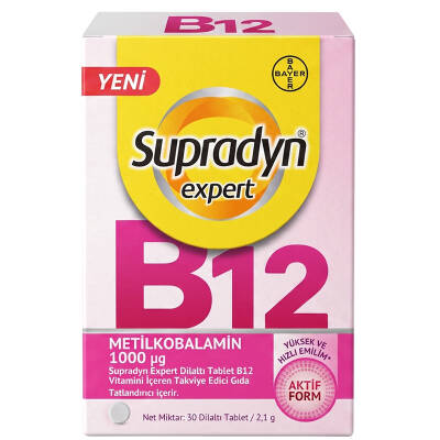 Supradyn Expert Vitamin B12 30 Tablet - Supradyn