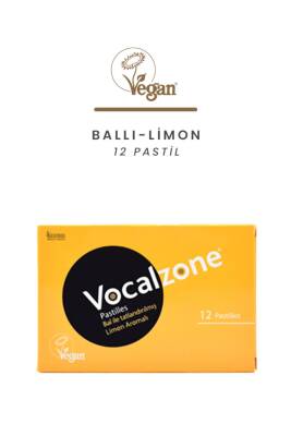 Vocalzone Ballı Limonlu Pastil 12'li - Vocalzone