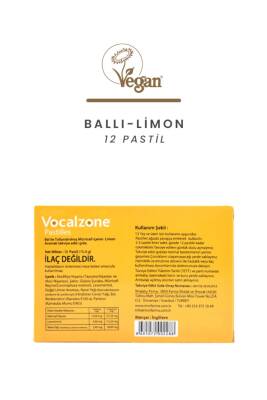 Vocalzone Ballı Limonlu Pastil 12'li - 2
