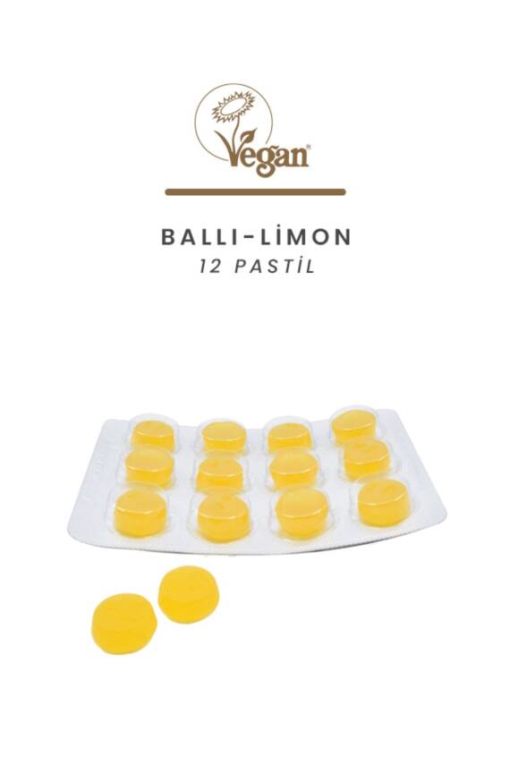 Vocalzone Ballı Limonlu Pastil 12'li - 3