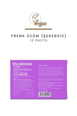 Vocalzone Frenk Üzüm Şekersiz 12 Pastil - 2