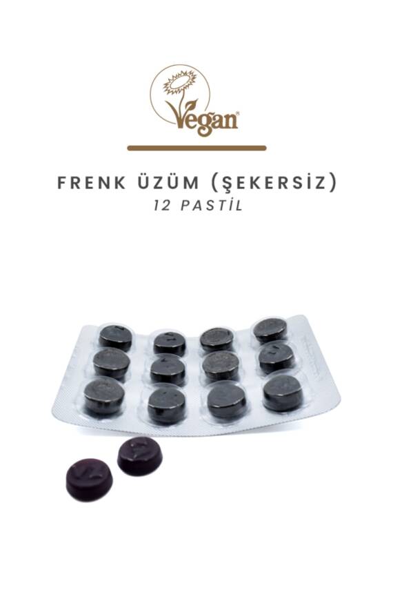 Vocalzone Frenk Üzüm Şekersiz 12 Pastil - 3